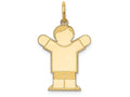 FJC Finejewelers 14k Yellow Gold Kid Charm