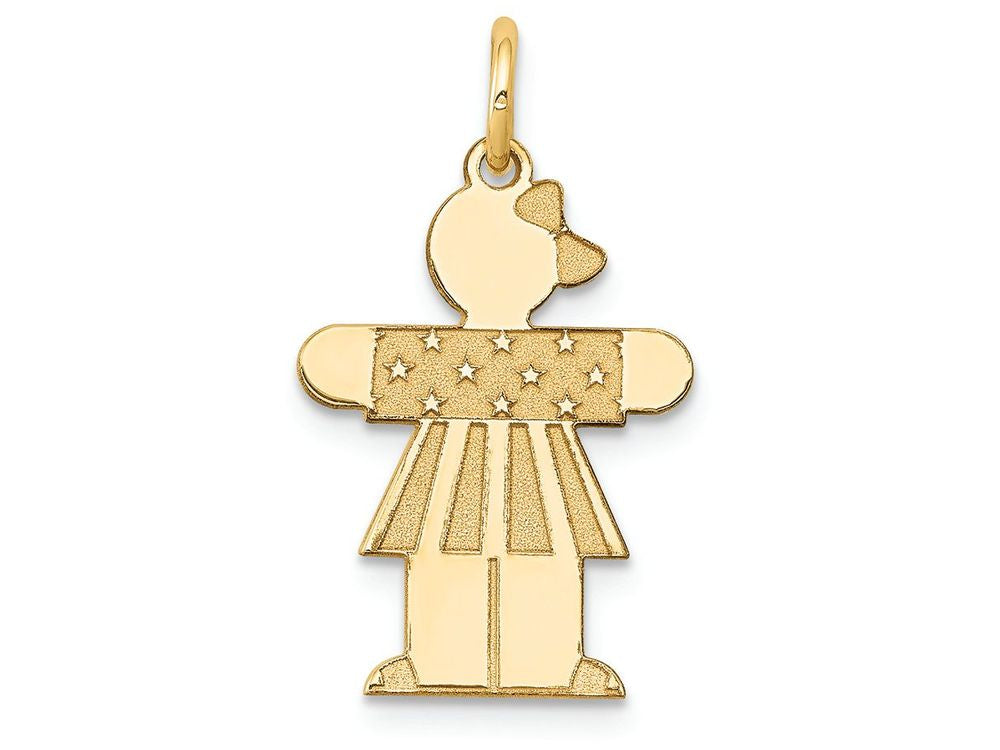 FJC Finejewelers 14k Yellow Gold Kid Charm