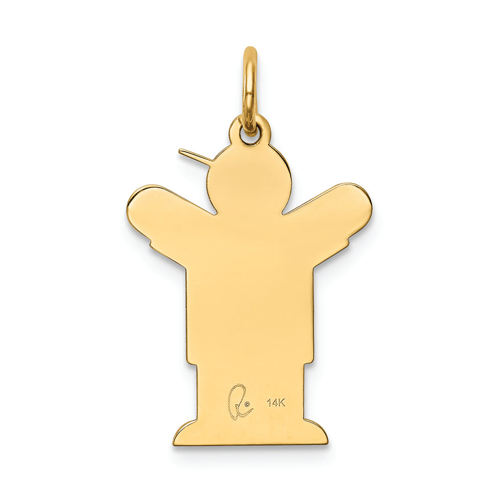 FJC Finejewelers 14k Yellow Gold Kid Charm