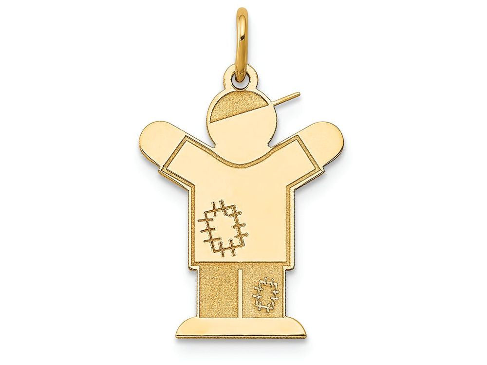 FJC Finejewelers 14k Yellow Gold Kid Charm