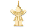 FJC Finejewelers 14k Yellow Gold Kid Charm