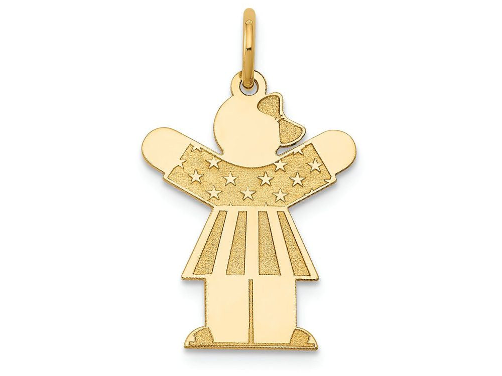 FJC Finejewelers 14k Yellow Gold Kid Charm