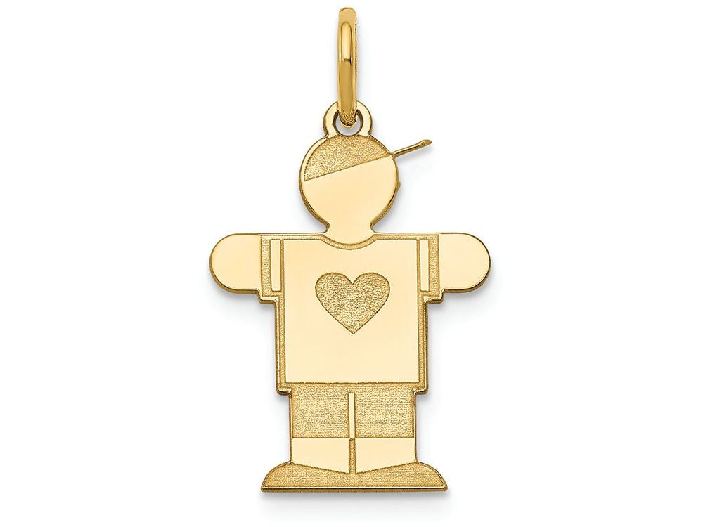 FJC Finejewelers 14k Yellow Gold Kid Charm