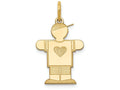 FJC Finejewelers 14k Yellow Gold Kid Charm