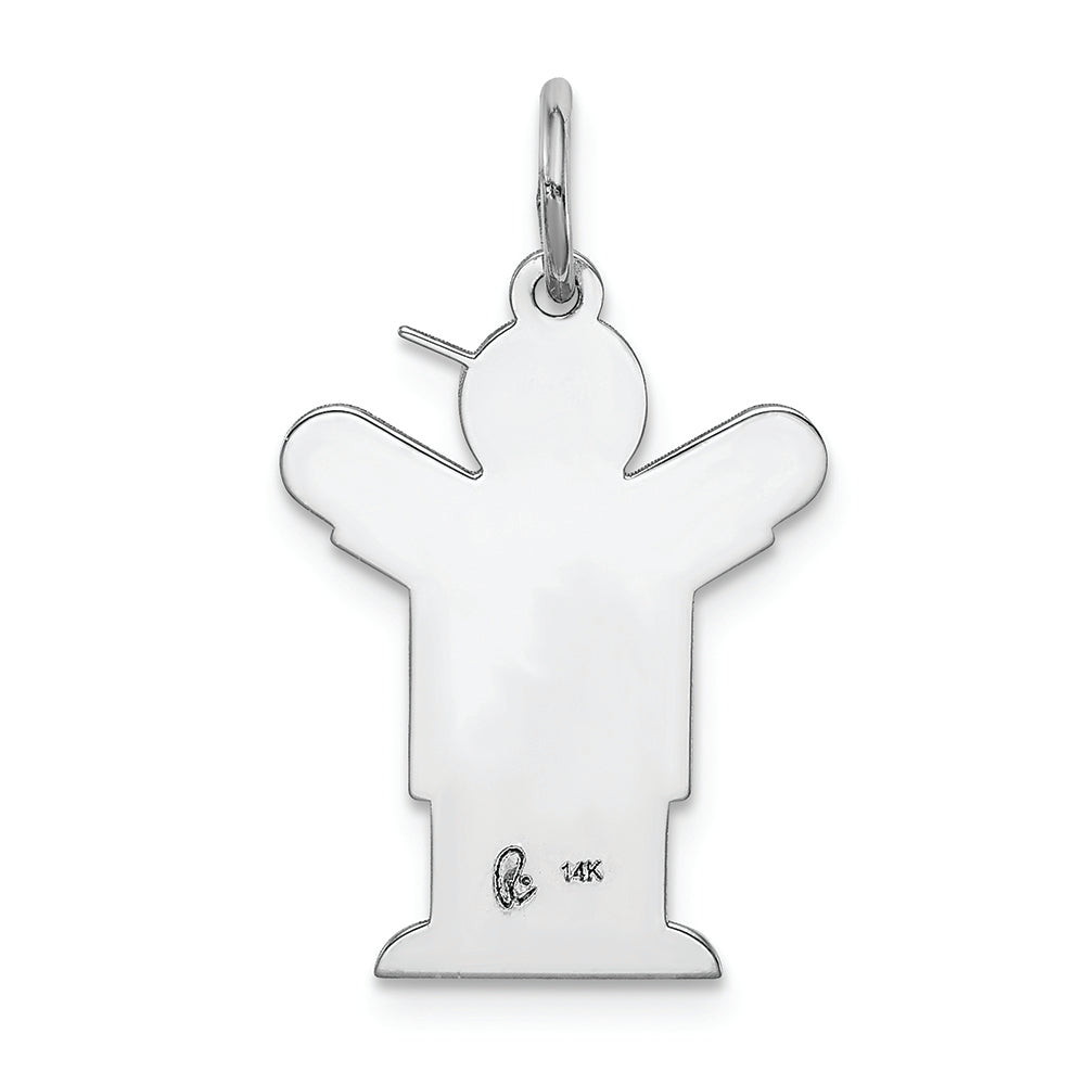 FJC Finejewelers 14k Yellow Gold Kid Charm 15 x 25mm Themed Boy
