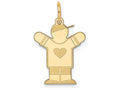 FJC Finejewelers 14k Yellow Gold Kid Charm 15 x 25mm Themed Boy