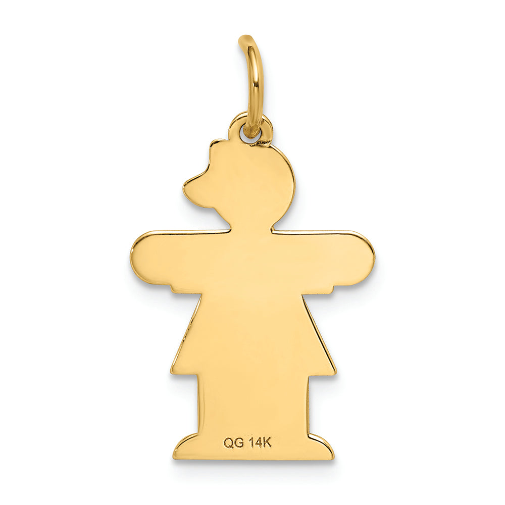 FJC Finejewelers 14k Yellow Gold Kid Charm