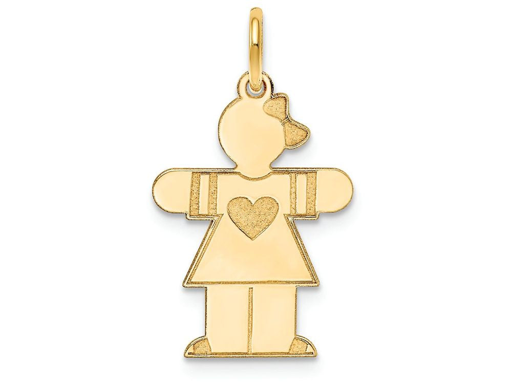 FJC Finejewelers 14k Yellow Gold Kid Charm