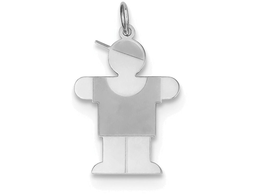 FJC Finejewelers Sterling Silver Hugs Kid Charm
