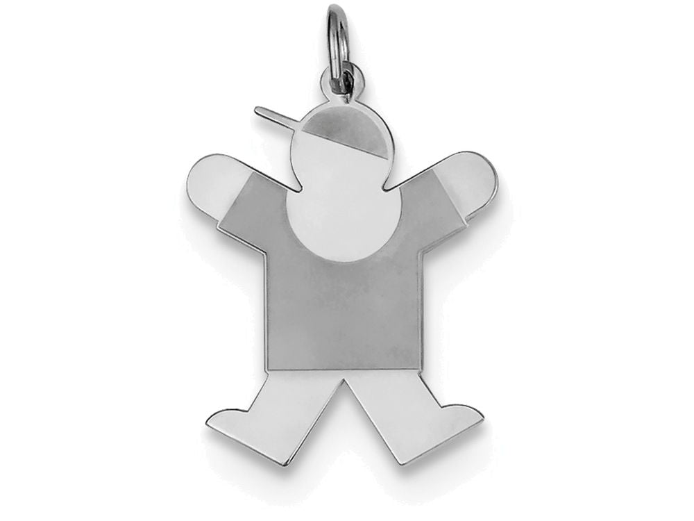 FJC Finejewelers Sterling Silver Joy Kid Charm