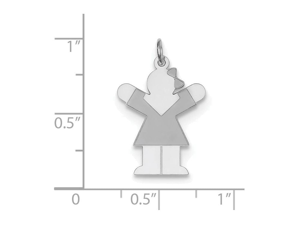 FJC Finejewelers Sterling Silver Love Kid Charm