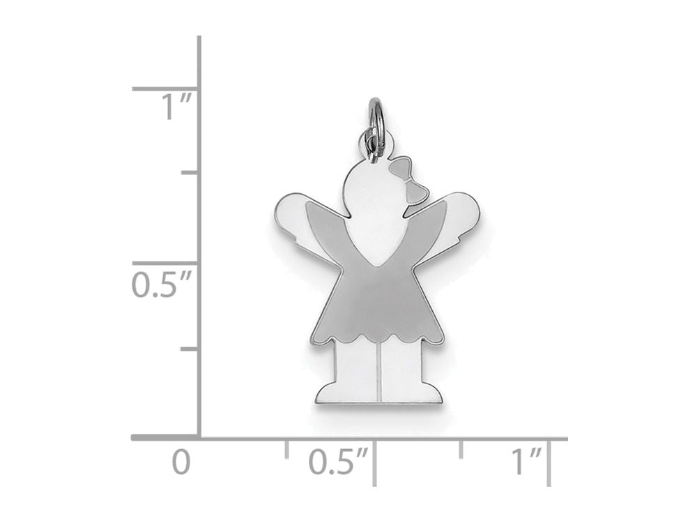 FJC Finejewelers Sterling Silver Love Kid Charm