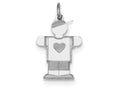 FJC Finejewelers Sterling Silver Kid Charm