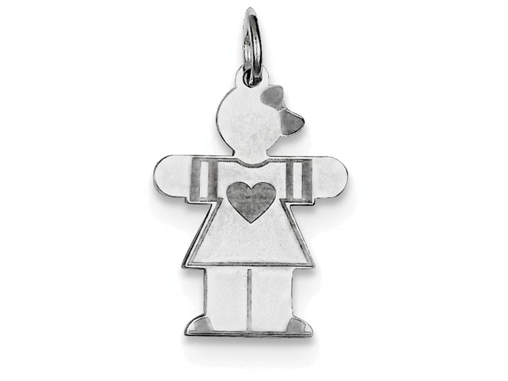 FJC Finejewelers Sterling Silver Kid Charm