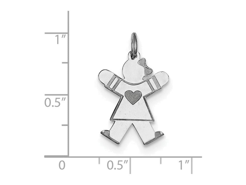 FJC Finejewelers Sterling Silver Kid Charm