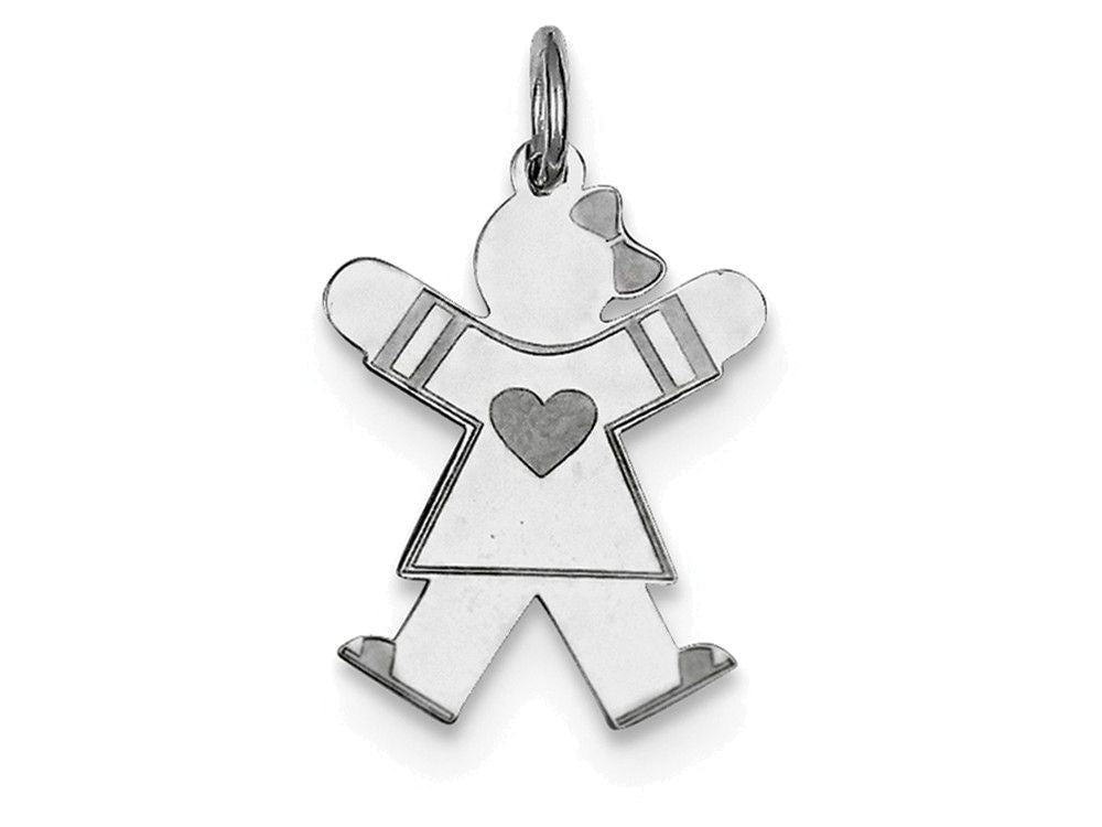 FJC Finejewelers Sterling Silver Kid Charm