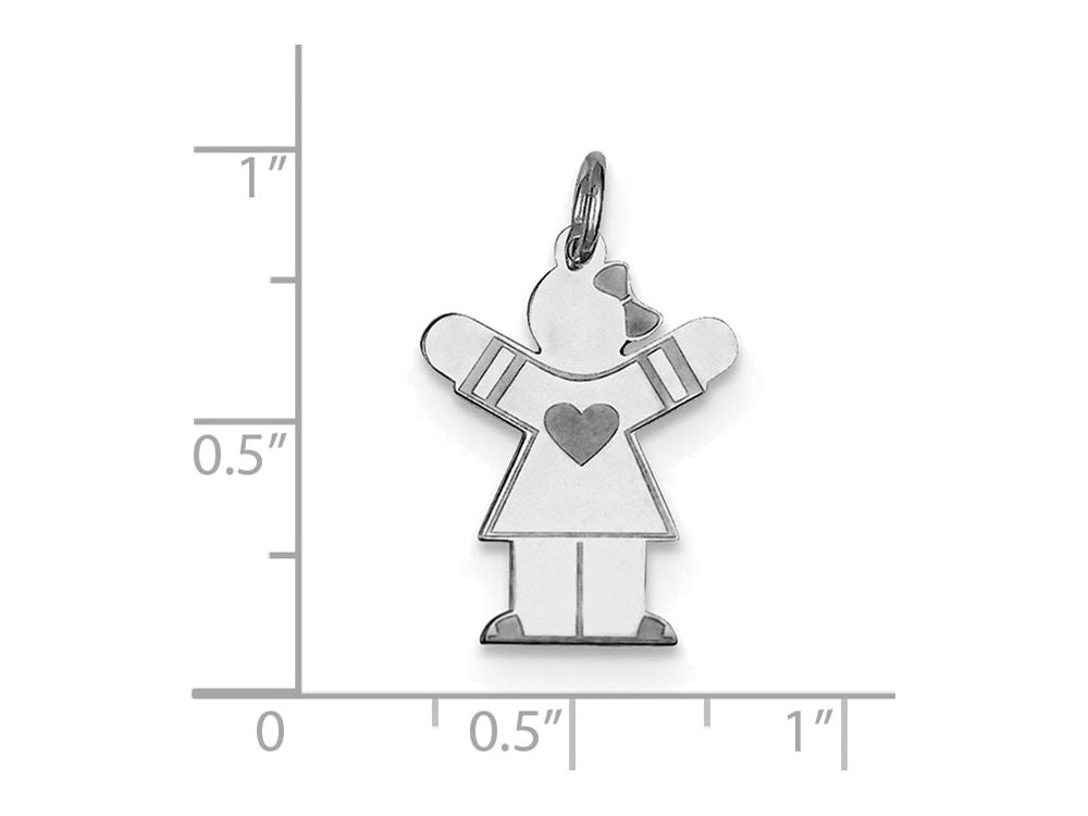 FJC Finejewelers Sterling Silver Kid Charm