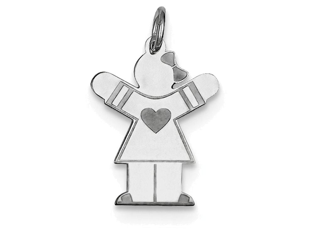 FJC Finejewelers Sterling Silver Kid Charm