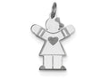 FJC Finejewelers Sterling Silver Kid Charm