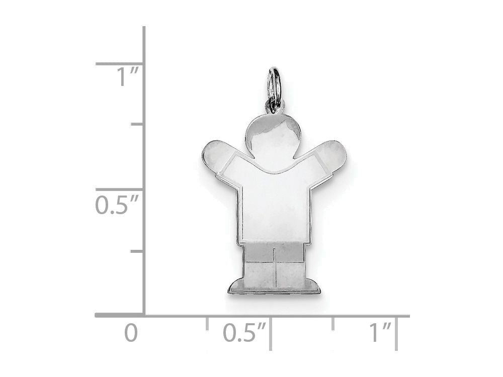 FJC Finejewelers Sterling Silver Kid Charm