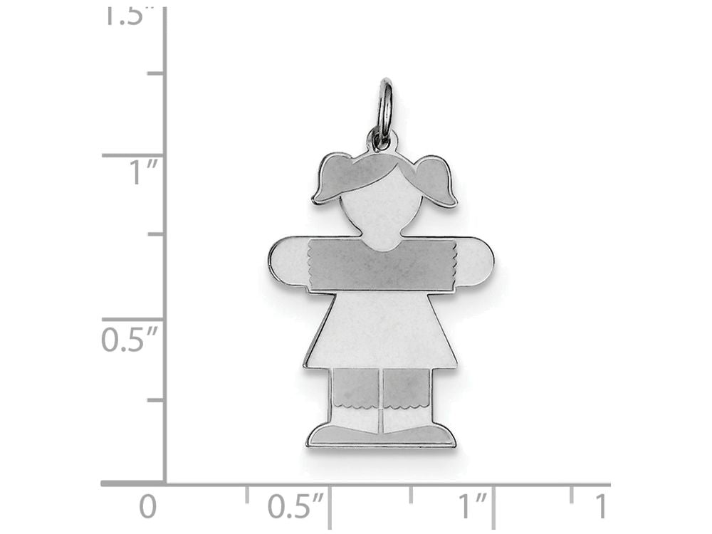 FJC Finejewelers Sterling Silver Kid Charm