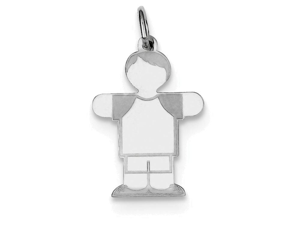 FJC Finejewelers Sterling Silver Kid Charm