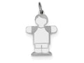 FJC Finejewelers Sterling Silver Kid Charm