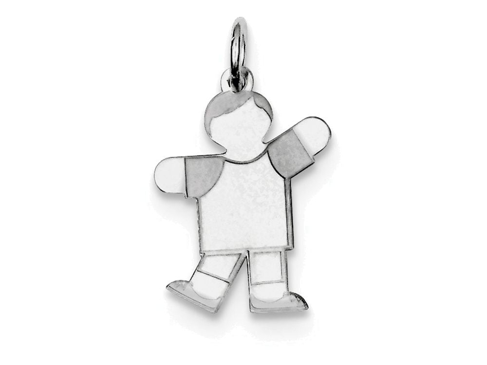FJC Finejewelers Sterling Silver Kid Charm
