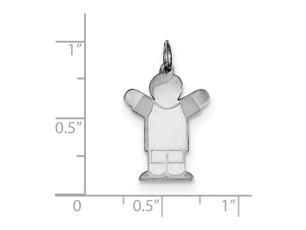FJC Finejewelers Sterling Silver Kid Charm