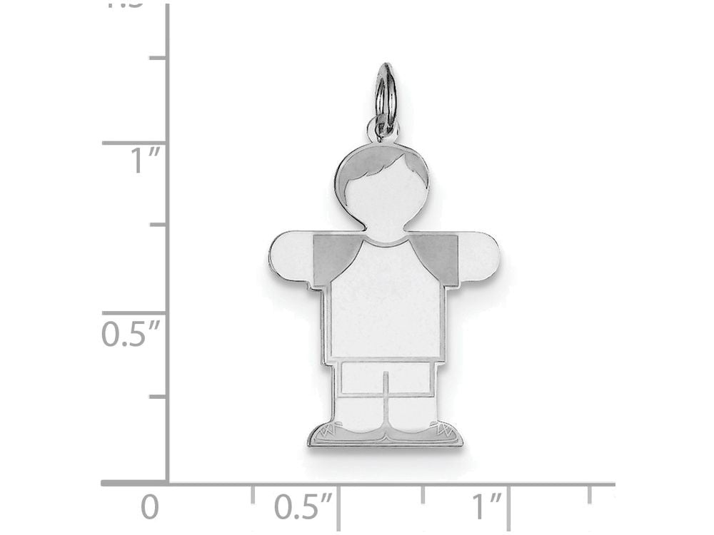 FJC Finejewelers Sterling Silver Kid Charm