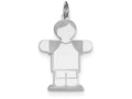 FJC Finejewelers Sterling Silver Kid Charm