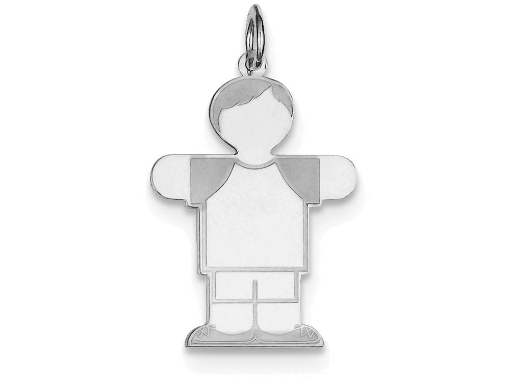 FJC Finejewelers Sterling Silver Kid Charm