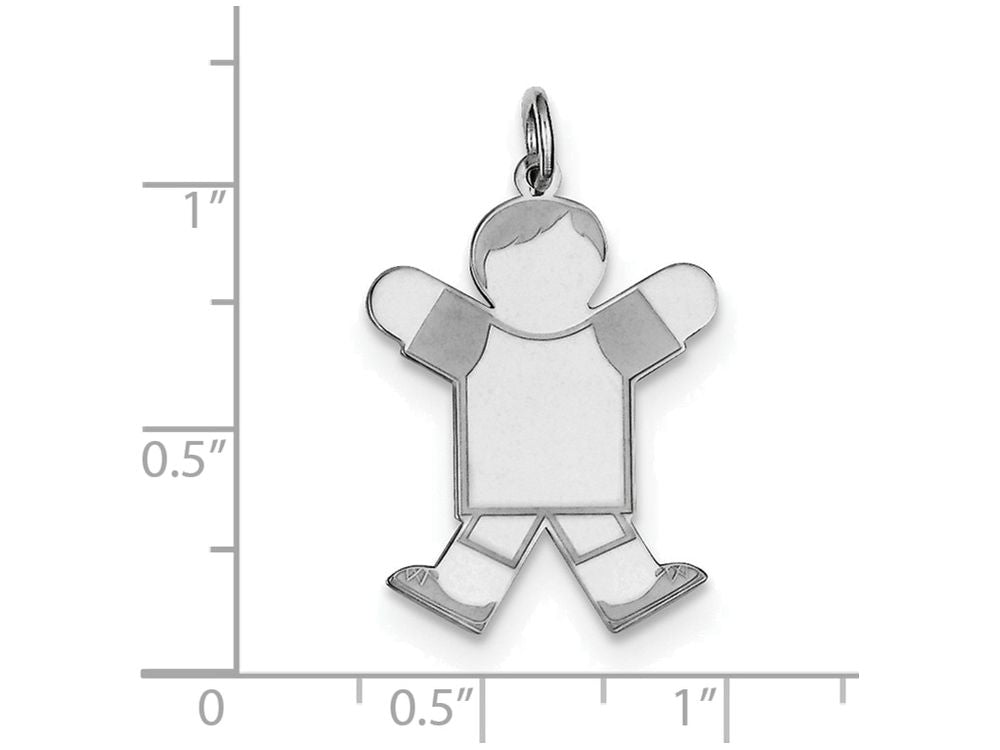 FJC Finejewelers Sterling Silver Kid Charm