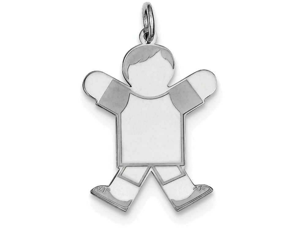 FJC Finejewelers Sterling Silver Kid Charm