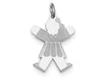 FJC Finejewelers Sterling Silver Kid Charm