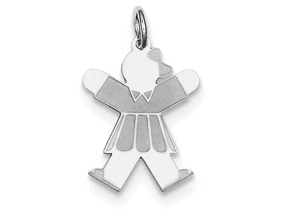 FJC Finejewelers Sterling Silver Kid Charm