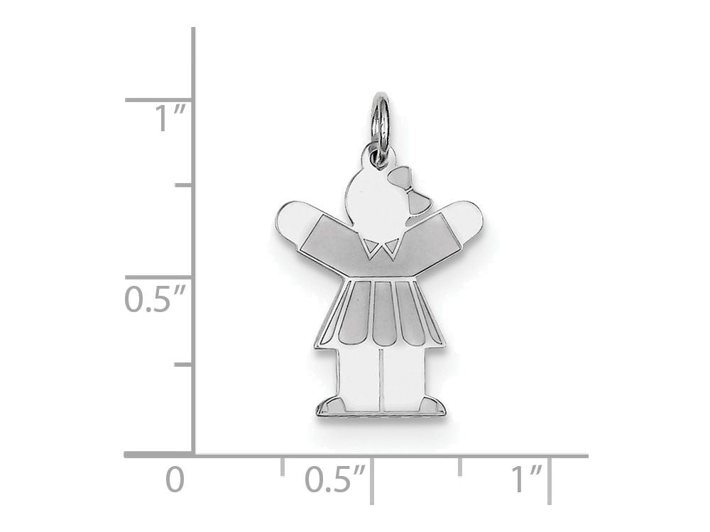 FJC Finejewelers Sterling Silver Kid Charm