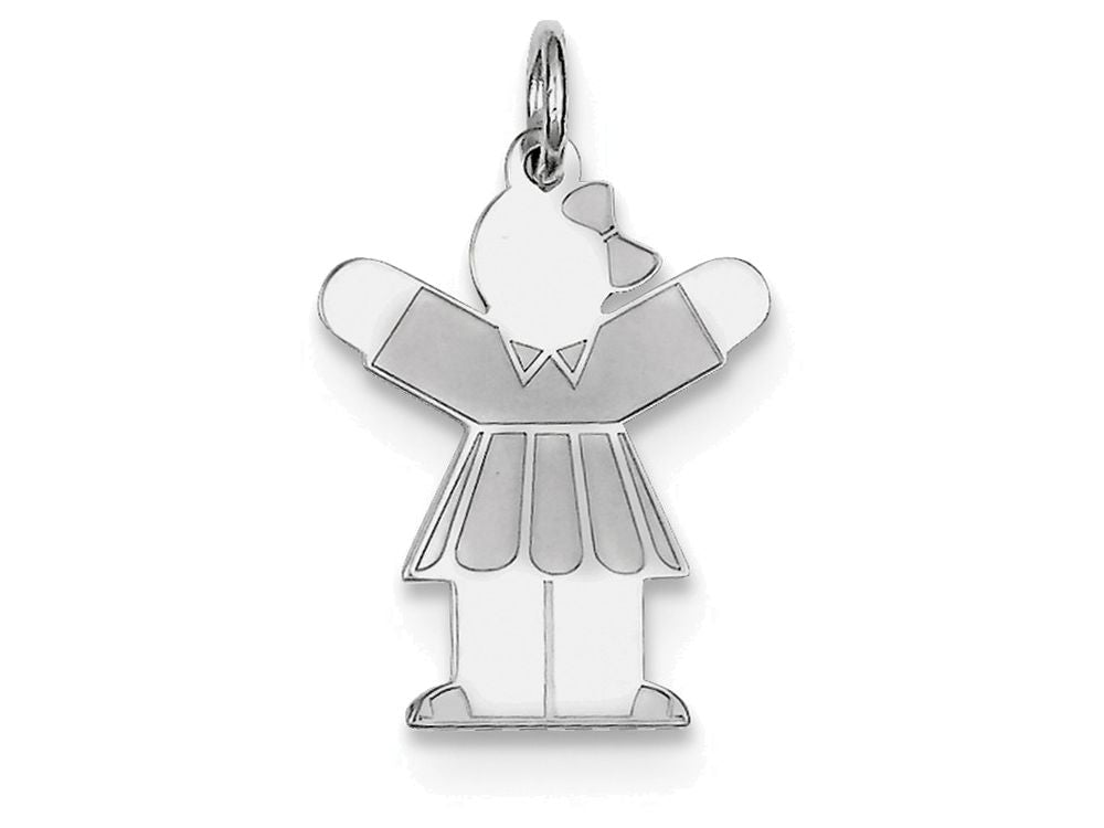 FJC Finejewelers Sterling Silver Kid Charm
