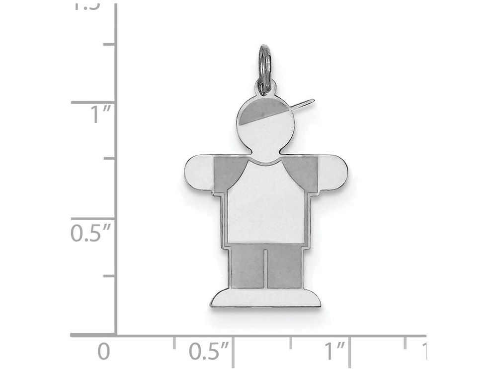FJC Finejewelers Sterling Silver Kid Charm