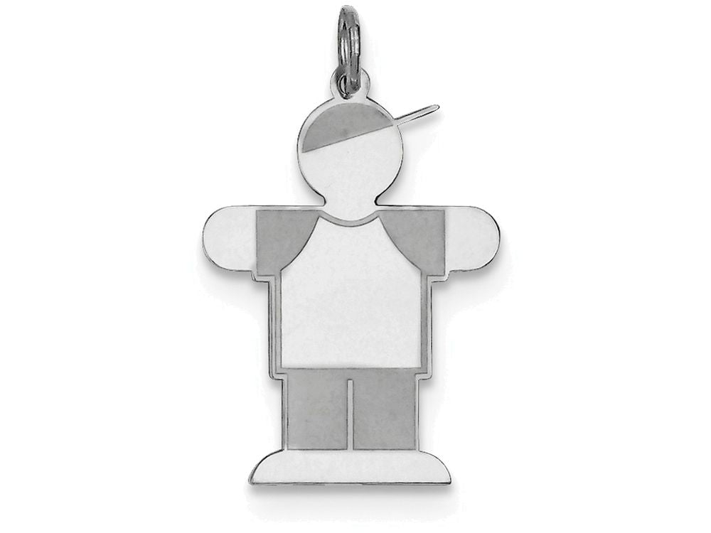 FJC Finejewelers Sterling Silver Kid Charm