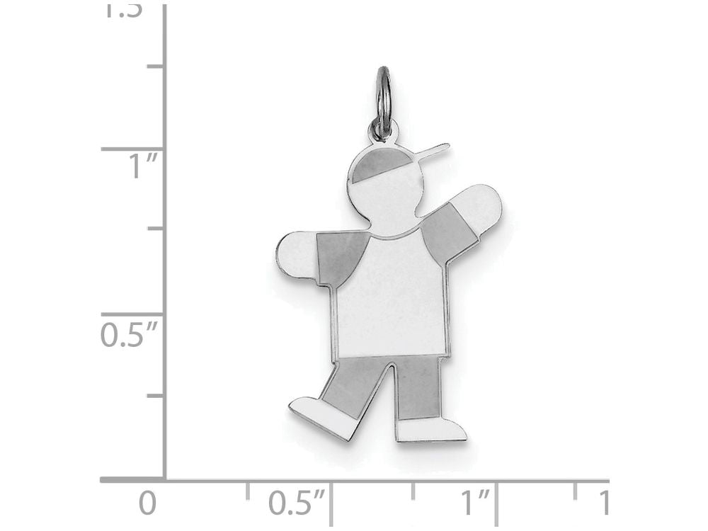 FJC Finejewelers Sterling Silver Kid Charm