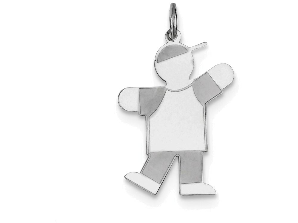 FJC Finejewelers Sterling Silver Kid Charm