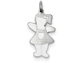 FJC Finejewelers Sterling Silver Pocket Sized Cuddle Charm