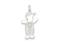 FJC Finejewelers Sterling Silver Pee-wee Cuddle Charm