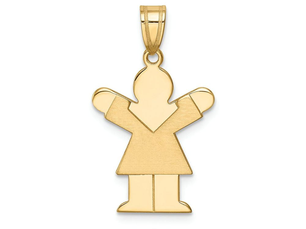 FJC Finejewelers 14k Yellow Gold Girl Charm