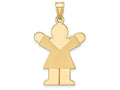 FJC Finejewelers 14k Yellow Gold Girl Charm