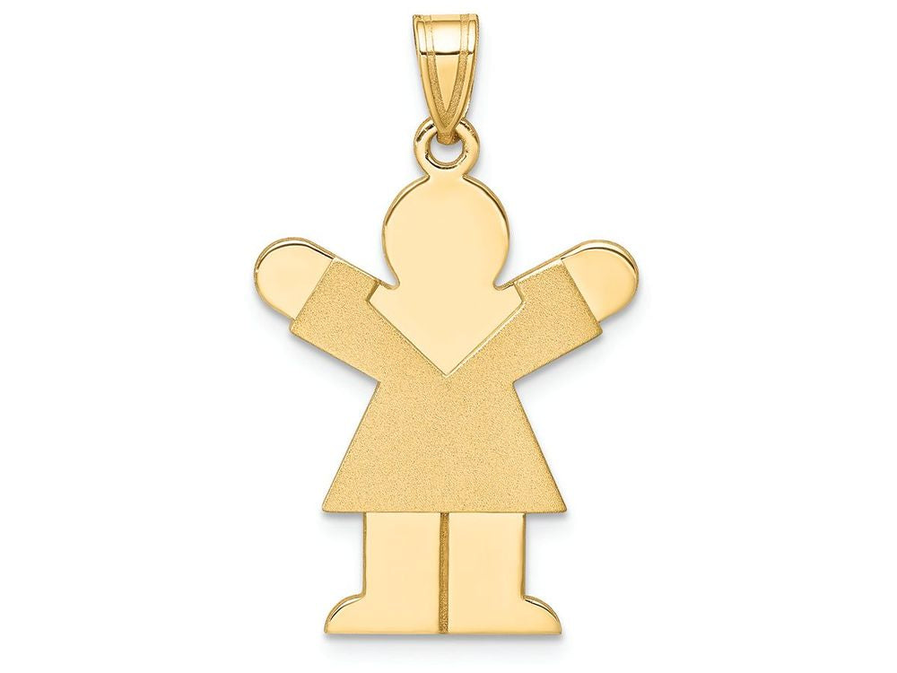 FJC Finejewelers 14k Yellow Gold Girl Charm