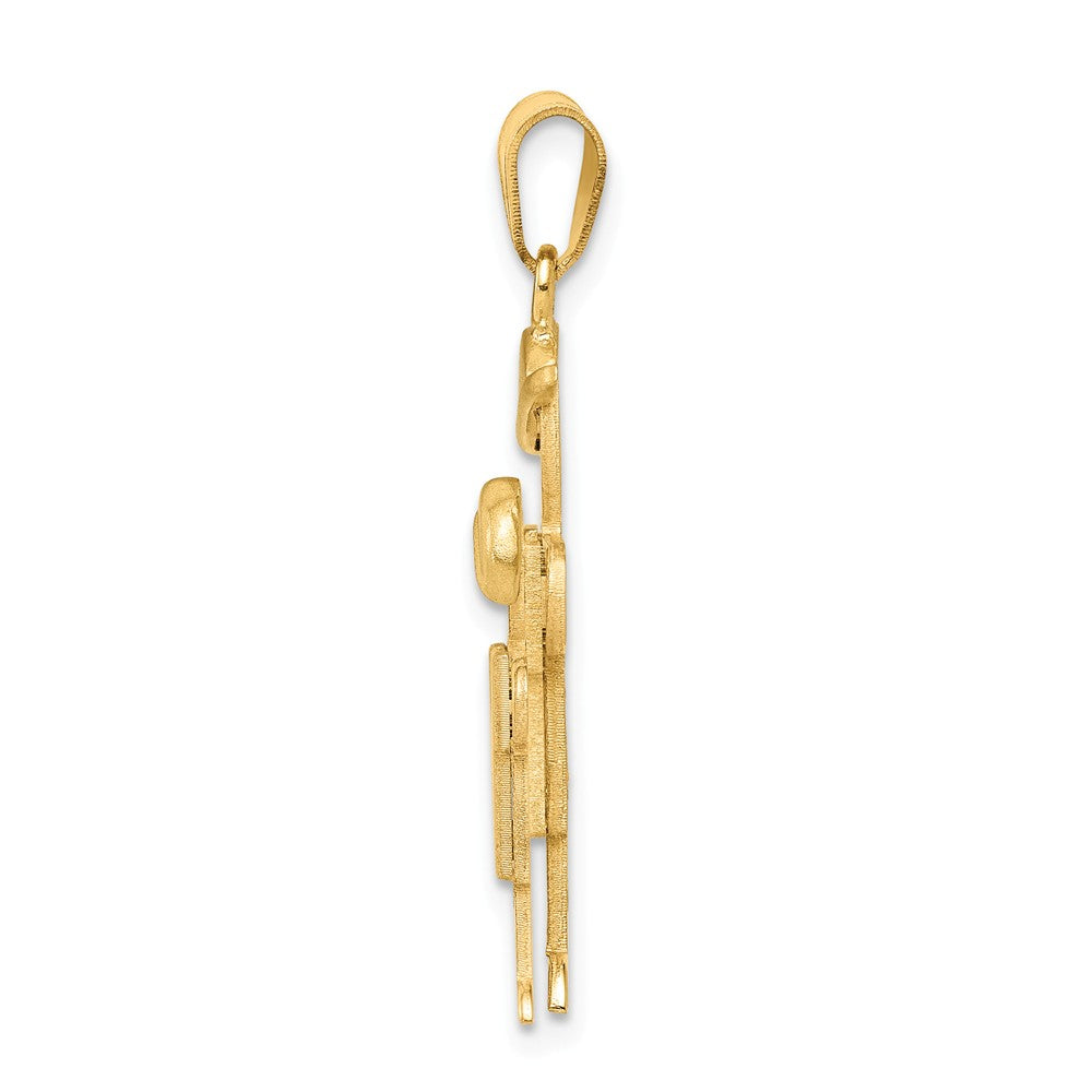 The Kids Big Boy and Little Boy Engraveable Charm / Pendant Necklace