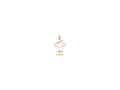 FJC Finejewelers 14k Two-tone Gold Large Boy with Hat On Left Charm Mounting