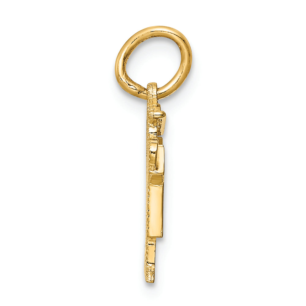 FJC Finejewelers 14k Yellow Gold Mini Boy Charm